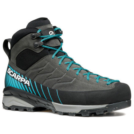 Chaussures montantes de trekking pour hommes Scarpa Mescalito Trk 2 Gtx gris / bleu Shark - Azure