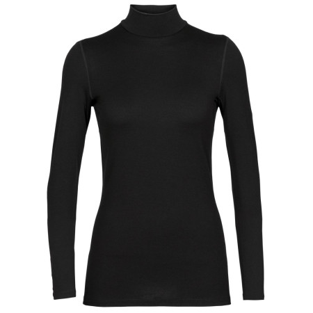 T-shirt femme Icebreaker W 260 Tech LS Turtleneck noir Black