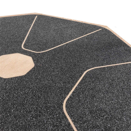 Planche d'équilibre Yate en bois octogonal