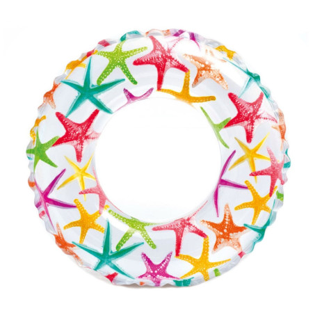 Anneau Intex Lively Print Swim Ring 59230NP bleue RealisticStarfish