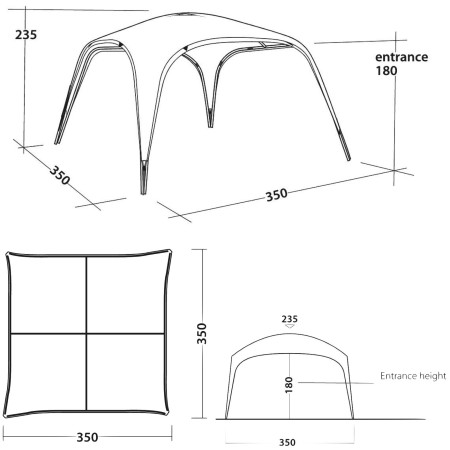 Tente de réception Outwell Event Lounge L