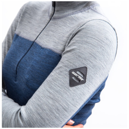 T-shirt fonctionnel femme Sensor Merino Bold zippé à manches longues