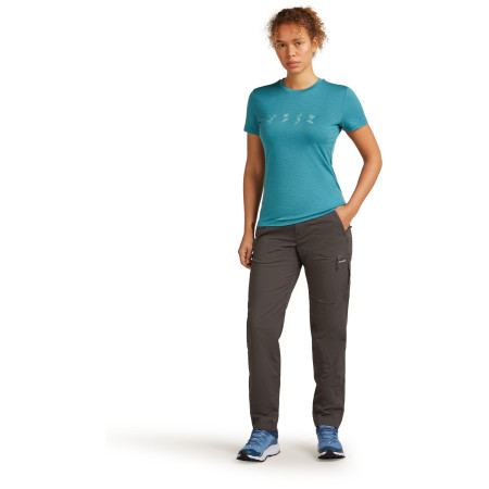 T-shirt femme Icebreaker Women Merino 150 Tech Lite SS Tee Snow Day