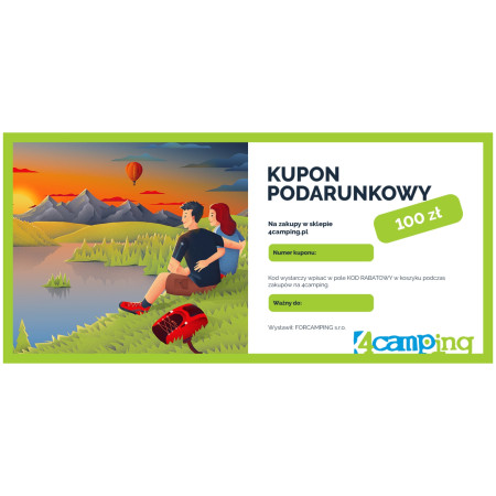 Bon d'achat 4camping Kopie pro PL Tištěný dárkový poukaz