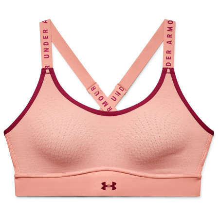 Soutien-gorge sport Under Armour Infinity Mid Bra rose Pink Sands / Pink Sands / Black Rose