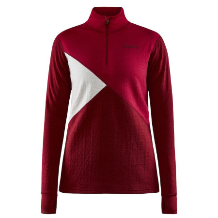 T-shirt fonctionnel femme Craft ADV Nordic Wool HZ rouge RhubarbMachine