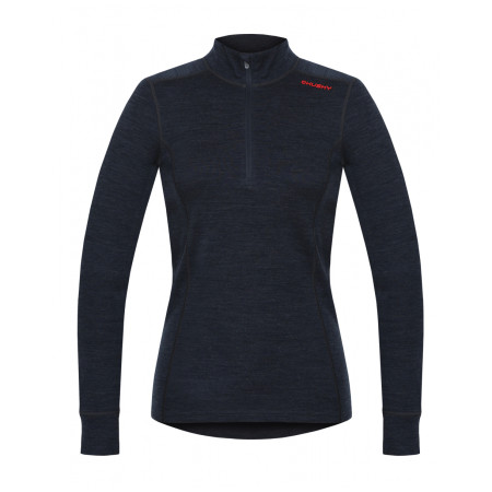 Sweat-shirt femme Husky Aron zip L (2022) vert / bleu