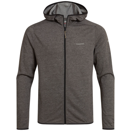 Sweat-shirt homme Craghoppers NosiLife Deft Hooded Jacket girs Black Pepper Marl