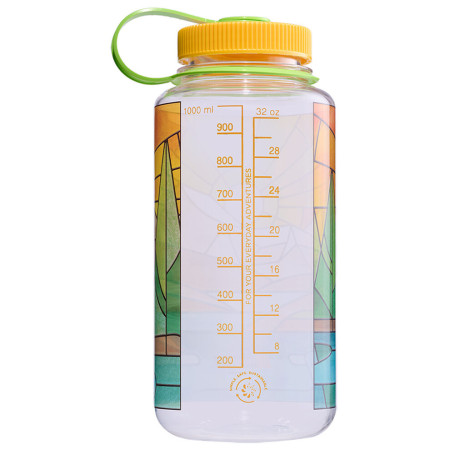 Bouteille Nalgene Wide Mouth 1l Clear Stained Glass