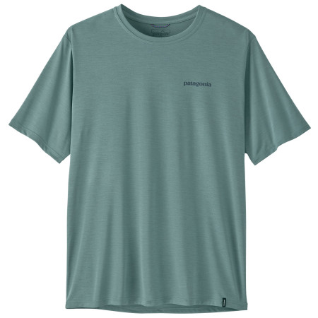 T-shirt homme Patagonia Men's Capilene Cool Daily Shirt - Boardshort Logo bleu / vert Blue Sage - Light Blue Sage X-Dye