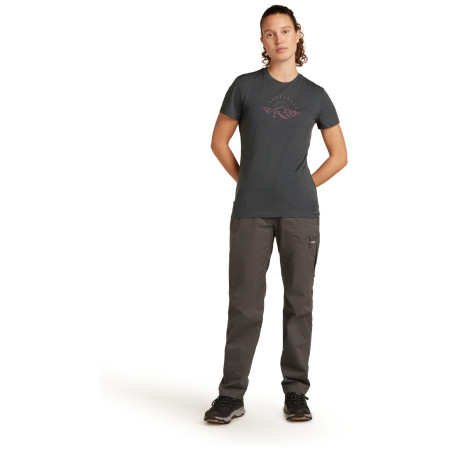 T-shirt fonctionnel femme Icebreaker W Mer 150 Tech Lite SS Tee Sunrise Sumit