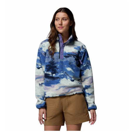 Sweat-shirt femme Columbia Helvetia™ II Printed Cropped Half Snap