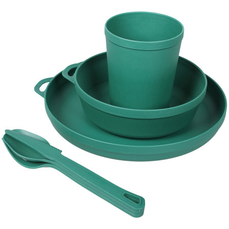 Ensemble vaisselle Zulu Easy Picnic Set 6in1 vert green