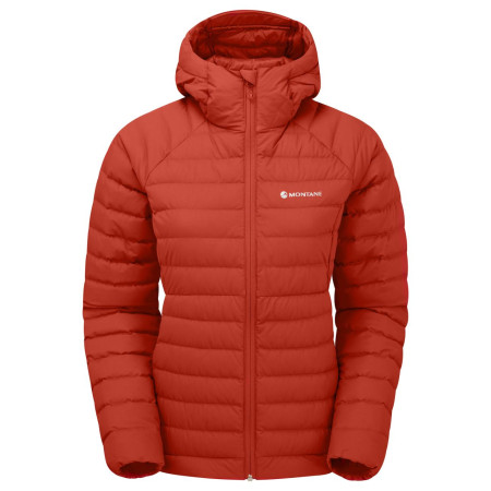 Doudoune femme Montane Resolve Hoodie rouge Saffron Red