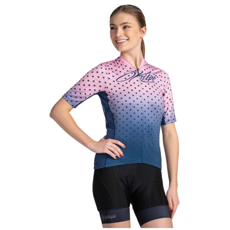 T-shirt vélo femme Kilpi Ritael rose / bleu light pink
