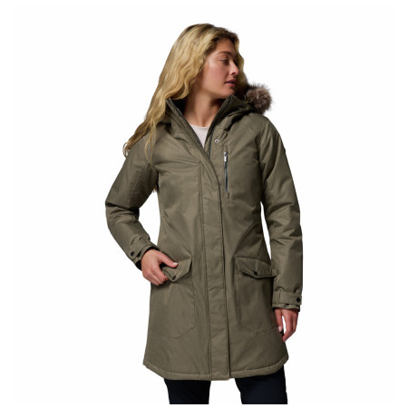Veste d'hiver femme Columbia Suttle Mountain™ Long Insulated Jacket vert Stone Green
