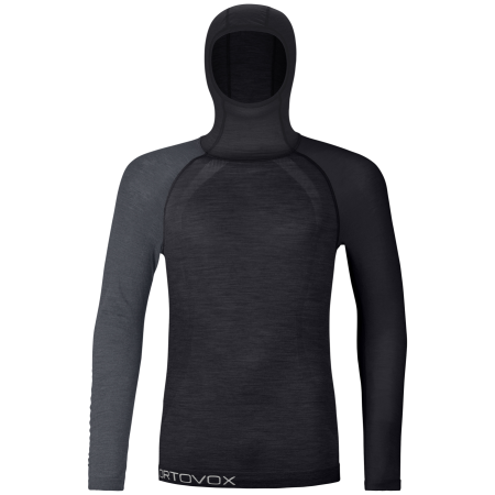 Sweatshirt fonctionnel homme Ortovox 120 Competition Light Hoody noir Black Raven