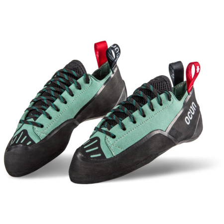 Chaussons d'escalade Ocún Striker Lu (2025) vert clair / noir Green Malachite