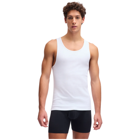Débardeur homme Under Armour M UA Perf Cotton Tank-2pk blanc white