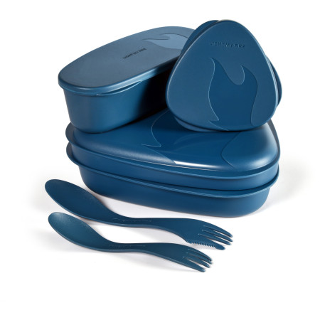 Set de vaisselle Light My Fire LunchKit 2.0 bleu hazyblue