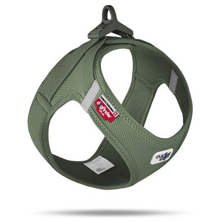 Harnais pour chien Curli Vest Clasp Air-Mesh kaki Moss