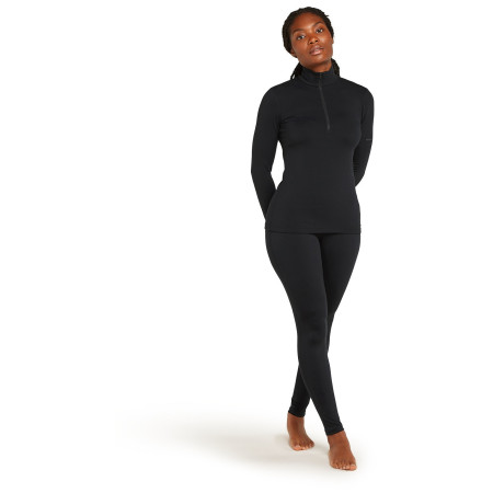 T-shirt femme Icebreaker W Mer Core Heavyweight LS Half Z