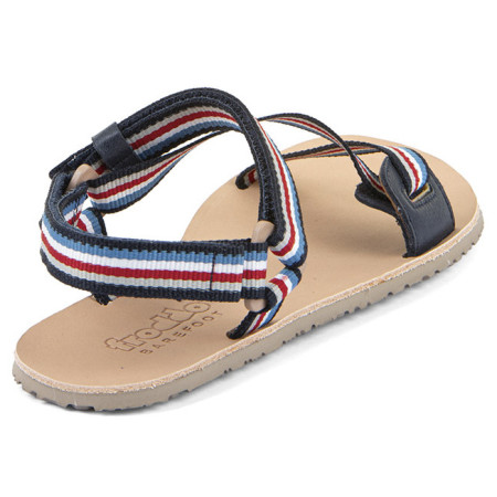 Sandales enfant Frodo Barefoot flexy straps Blue/Red