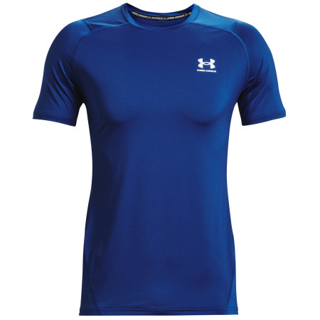 T-shirt homme Under Armour HG Armour Fitted SS bleue TechBlue//Black