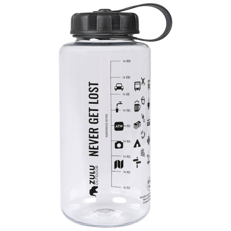 Bouteille Zulu Travel Tritan Wide 1L transparente transparent