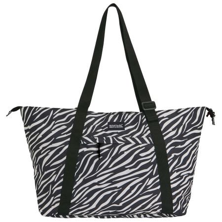Sac de plage Regatta Boulder Tote noir / blanc Black White Zebra