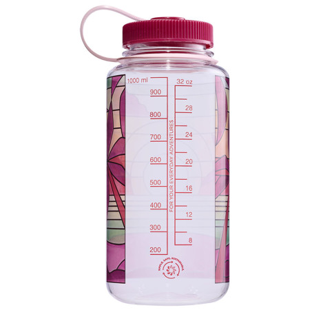 Bouteille Nalgene Wide Mouth 1l Clear Stained Glass