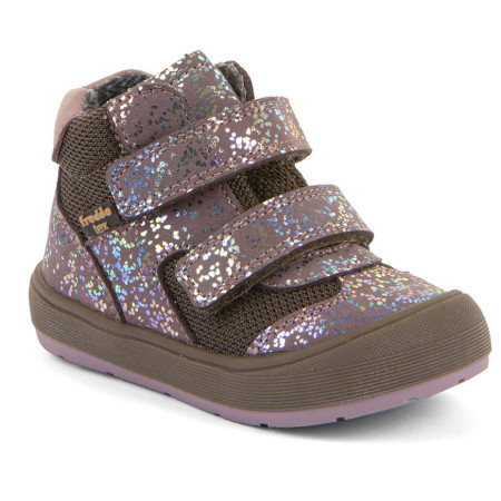 Chaussures barefoot toutes saisons pour enfant Frodo Ollie Lumi Tex Pink Shine rose pink shine