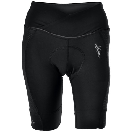 Short vélo femme Silvini Tinella WP1009 vert Black