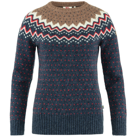 Pull femme Fjällräven Övik Knit Sweater W bleu Navy