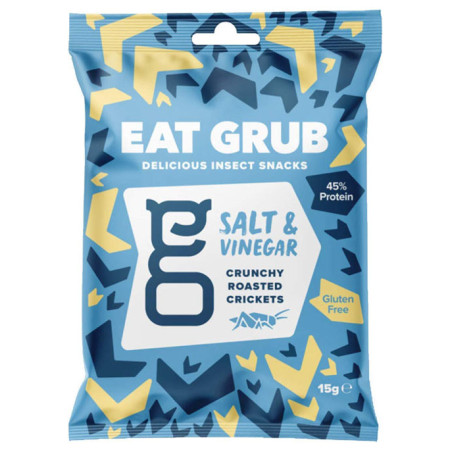 Grillons rôtis Eat Grub Salt and Vinegar