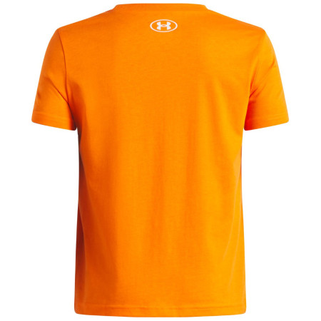 T-shirt fonctionnel enfant Under Armour UA B Logo Wordmark SS Outrageous Orange