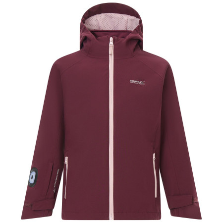 Veste d'hiver fille Regatta Girls Trekktain 3-in-1 II FigPowLilac rouge FigPowLilac