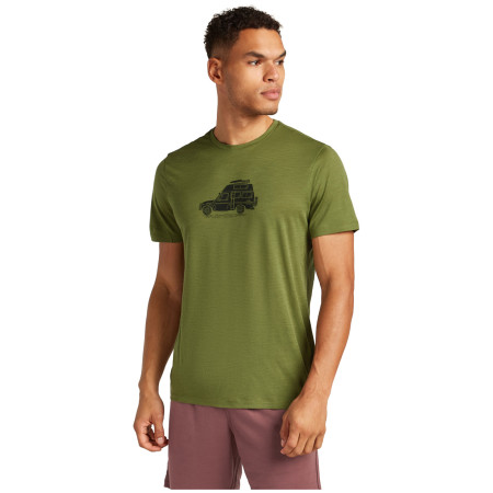 T-shirt fonctionnel homme Icebreaker M Mer 150 Tech Lite SS Tee Cosy Camper