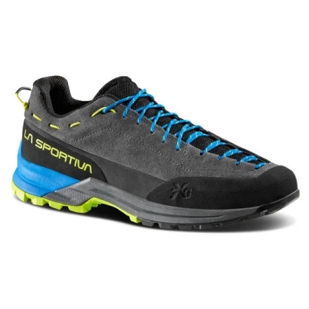 Chaussures homme La Sportiva Tx Guide Leather gris / bleu Carbon/Lime Punch