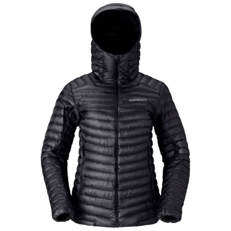Doudoune femme Norrona trollveggen down800 super light Hood noir Caviar Black