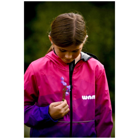 Veste softshell enfant WAMU Mozaika purple