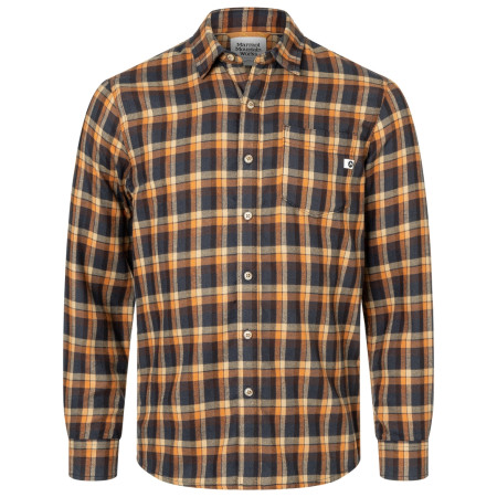 Chemise homme Marmot Fairfax Midweight Flannel brun / gris Copper
