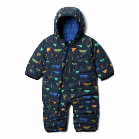 Combinaison enfant Columbia Powder Lite™ Reversible Bunting bleu foncé Collegiate Navy, Bright Indigo, Dk Mtn