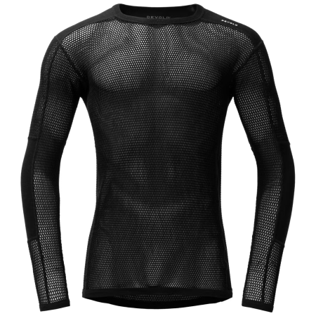 T-shirt fonctionnel homme Devold Wool Mesh Pro Shirt Man noir Black