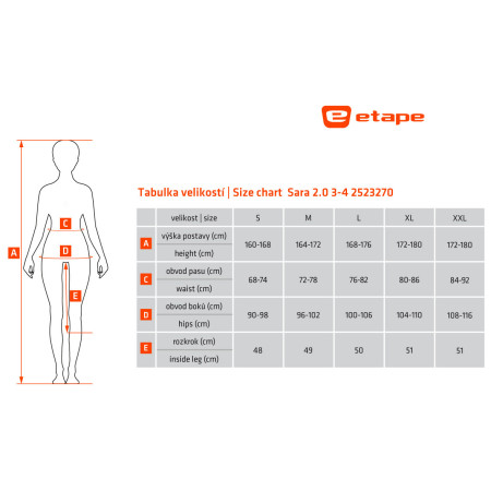 Pantalon vélo 3/4 femme Etape Sara 2.0 3/4