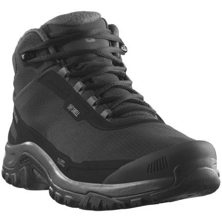 Bottes d'hiver homme Salomon Shelter Waterproof noir Black / Asphalt / Castlerock