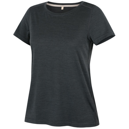 T-shirt femme MOOA Merino Lyolite Horizon 150 Comfy noir black melange