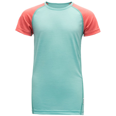 T-shirt enfant Devold Breeze Junior T-Shirt (2019) bleu clair Aruba