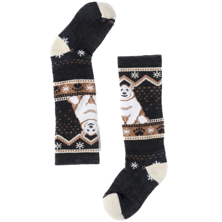 Chaussettes Smartwool Kids' Wintersport Full Cushion Polar Bear gris