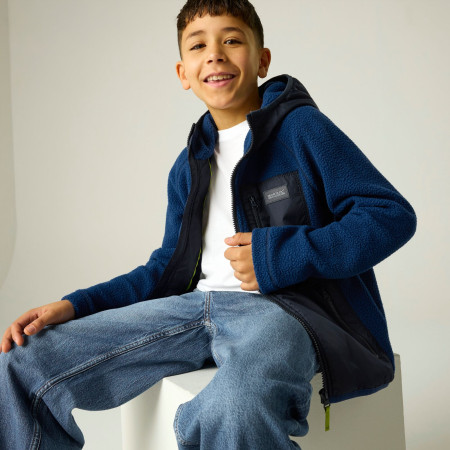 Sweatshirt enfant Regatta Munro Hybrid Jacket AviBlueNavy